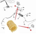 thumbnail image 4 of Handbrake Cable Fixer, Parking Brake Cable Guide Durable 471911 Abrasion   for C5, 4 of 8