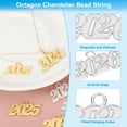 thumbnail image 3 of Uxcell 2026 Graduation Tassel Charm, 30 Pcs Alloy Year Medium Letter Charm, Silver, 3 of 6