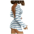 thumbnail image 1 of Fridja Robe Moulante à Manches Longues et Col Rond pour Femmes, 1 of 5