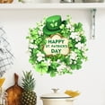 thumbnail image 2 of Cinvoph Wall Stickers St Patrick's Day Irish Shamrock Removable Window Clings Decals Decor Bedroom Living Room Spring Holiday Decoration 12", 2 of 8