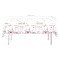 thumbnail image 6 of 162Pcs Pink Baby Shower Decorations for Girl Tableware Set, Floral Sweet Baby Girl Party Supplies, Plate, Napkin, Cup, Tablecloth, Banner, Cutlery, Girl Gender Reveal Table Decorations, Serves 20, 6 of 9