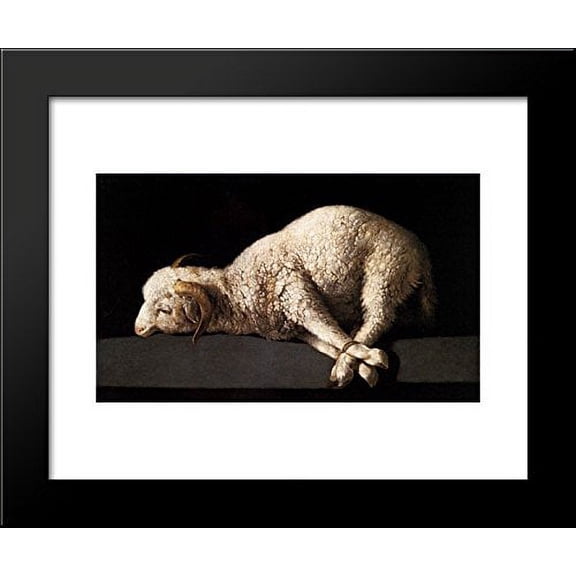 Agnus Dei 20x24 Framed Art Print by Francisco de Zurbaran