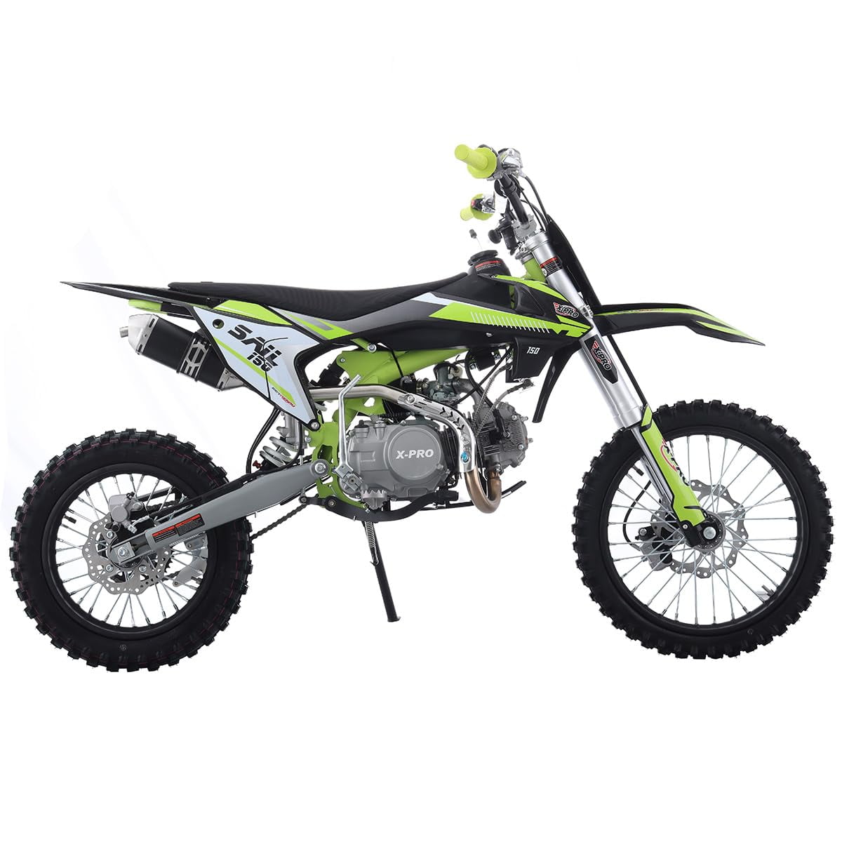 X-Pro Sail 150 Dirt Bike Zongshen Brand Engine with 4-Speed Manual Transmission! Kick Start, Big 17"/14" Tires! Assembled and Tested!