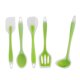 thumbnail image 5 of unbranded 5Ud Kit De Utensilios Flexibles De Silicona Con Mango Verde Para Uso En Cocina Con Superficie Antiadherente, 5 of 7
