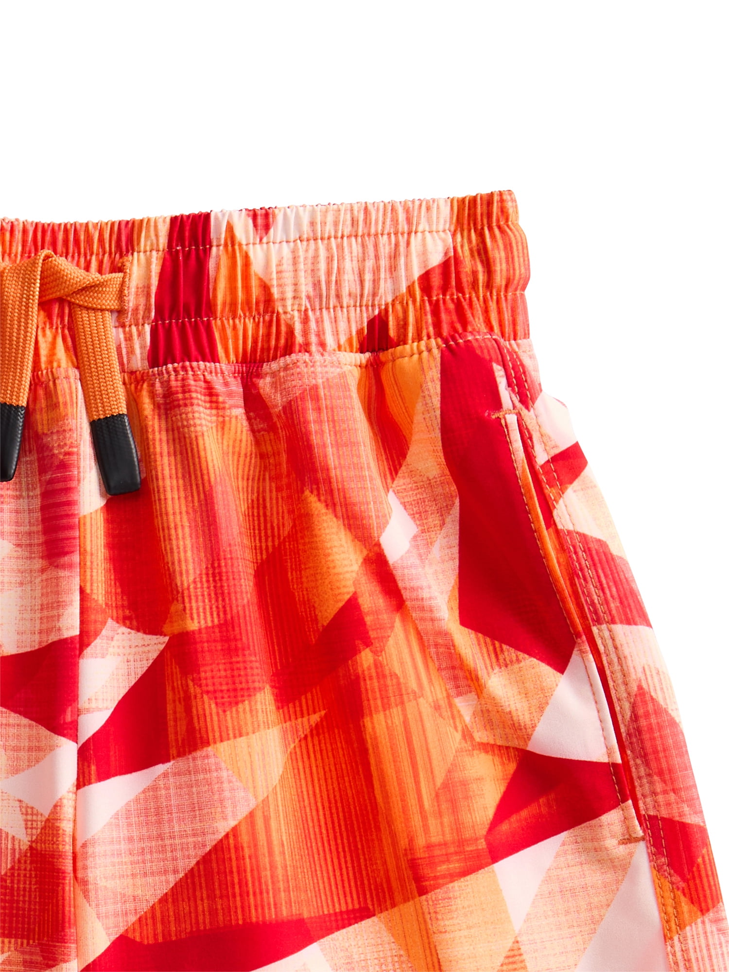 Athletic Works Boys' Print Performance Shorts, Sizes 4-18 & Husky