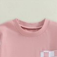 thumbnail image 6 of Boys Summer Outfits Toddler Baby Boy Summer Clothes Plaid Patchwork Short Sleeve T Shirt Tops and Stretch Shorts Boy Outfit, 6 of 6