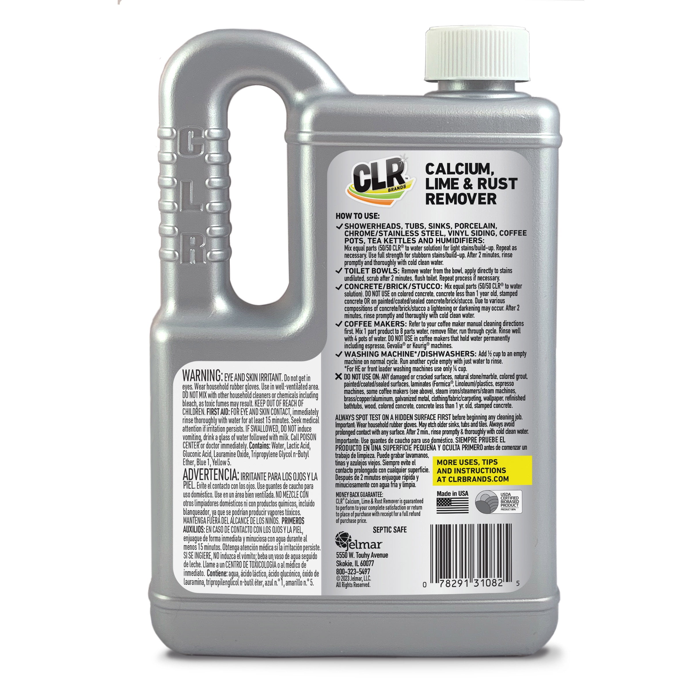 Clr Calcium, Lime and Rust Remover, 28 oz Bottle, 12/Carton