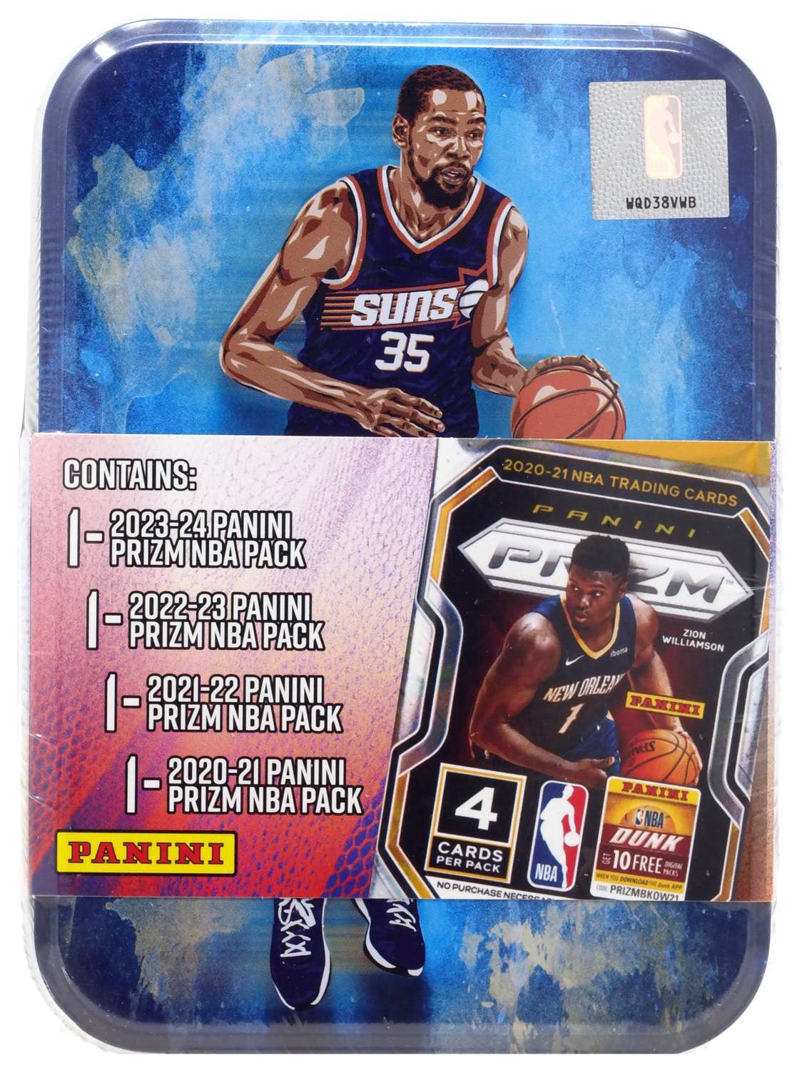 NBA カード　collectors trading cards NBA Panini Prizm Stephen Curry Trading Card COLLECTOR Tin (Version