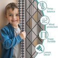 thumbnail image 3 of Blackout Kids Curtains,Beige Geometric Triangle Stripe Pattern Childrens Insulated Curtains Set Of 2,Bedroom Essentials,Toddler Room Decor 42x54in(106x137cm), 3 of 5