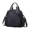 thumbnail image 2 of Bolsa de tenis grande para fitness, con cremallera, multiusos, portátil, para principiantes Negro, 2 of 8
