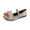 Beige, variant on Women's Sweet Coquette Mary Jane Flats, 3D Camellia Flower Elastic Strap Ballet Shoes