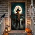 thumbnail image 4 of Cififendec Halloween Themed Door Cover Tapestry, Spooky Scene Backdrop for Home Entrance and Prop Shoot Decor, 70.86"×35.43", 4 of 6