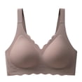 thumbnail image 1 of Ropa interior sin costuras para mujer, de verano, fina, de una pieza, hermosa espalda, talla grande, de una pieza, copa fija, pecho grande, sujetador pequeño para embarazadas, 1 of 1