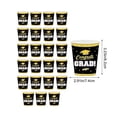 thumbnail image 3 of 2026 Black Gold Adult Graduation Season Party Tableware - Disposable 7 Inch 9 Inch Paper Plates Paper Cup Tissue Set, 3 of 6