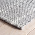 thumbnail image 3 of Dash & Albert Melange Stripe Handwoven Indoor/Outdoor Rug, 10' x 14', Grey/Ivory, 3 of 7