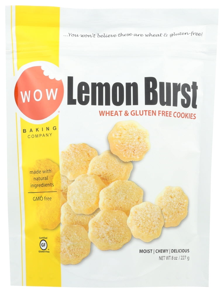 WOW Baking Soft-Baked Gluten Free Lemon Burst Cookies, 8 Oz