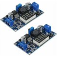 thumbnail image 1 of 2 Pcs Convertisseur de Tension DC-DC Module d'Alimentation Stable Réglable 36V 24V 12V à 5V 2A avec Affichage LED, 1 of 5