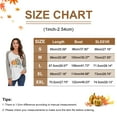 thumbnail image 4 of Anbech Christmas It's Fall Y'all Shirt Women Pumpkin Print Fabric Shirt Long Sleeve Round Neck tops, 4 of 5