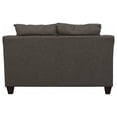 thumbnail image 6 of Salizar 2-piece Upholstered Flared Arm Sofa Set Charcoal Grey, 6 of 11