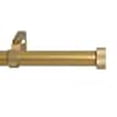 thumbnail image 3 of MERIVILLE 1-Inch Diameter Nathan End Cap Single Window Treatment Curtain Rod, 84-Inch to 120-Inch, Royal Gold, 3 of 3