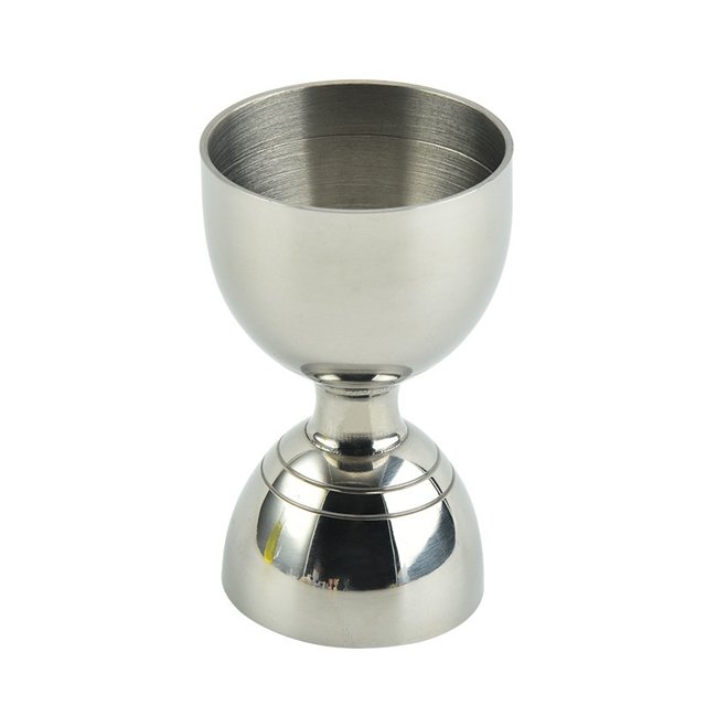 Jigger de medición de cócteles - Jigger de barra de acero inoxidable con taza de medición - Herramientas de barra esenciales para juego de mezclador de cócteles