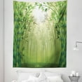 thumbnail image 1 of Green Tapestry, Image of Bamboo Trees in Rain Forest Far Eastern Wildlife Tropical Nature Inspired, Fabric Wall Hanging Decor for Bedroom Living Room Dorm, 5 Sizes, Green, by Ambesonne, 1 of 1