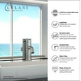 thumbnail image 6 of Lulani Aruba Stainless Steel 1-Handle Single Hole Bathroom Faucet with Drain Assembly - Brushed Stainless, 6 of 7