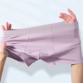 thumbnail image 3 of Jalioing Men's Lightweight Underwear Breathable Solid Color Seamless Boxer Trunks Soft Comfortable Underpants for Men, 3 of 9