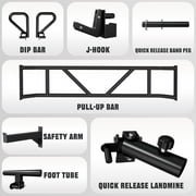 RitFit M1 Pro Smith Machine with Cable Crossover System, Multi-Function Squat Rack Power Cage for Home Gym, Power Rack and Packages Black(bp260 Package