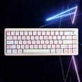thumbnail image 1 of Kit de teclado mecánico de bricolaje con perilla de retroiluminación RGB (rosa con teclas), 1 of 8