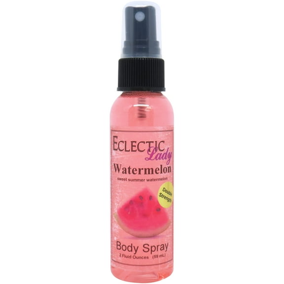 Watermelon Body Spray, Eclectic Lady, Hydrating Mist, Unisex (Double Strength), 2 oz