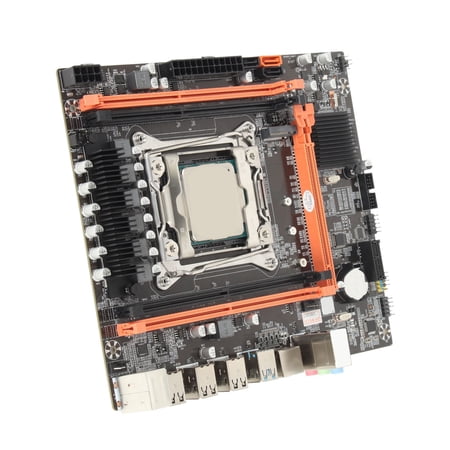 Riousery X99 P4 DDR4 Motherboard 6 Phase Power Supply Computer Mainboard with E5 2680V3 CPU for Desktop PC (10.6 inches / 27 cm)