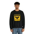 thumbnail image 4 of Danger Not for the Weak Unisex Heavy Blend Crewneck Sweatshirt, 4 of 4