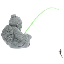 Supvox Fish Tank Decoration Aquarium Decoration Small Fisherman Resin Decorative Garden Decor 1 Set