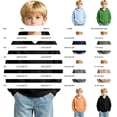 thumbnail image 2 of Abcomgle Boys Zip Up Hoodie 7-8 Waffle Knit Full-Zip Jackets for Teens Raglan Long Sleeves Jacket Sweatshirt Boy Fashion Fall Hooded Hoodies for Boys with Pockets, 2 of 6