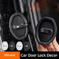thumbnail image 2 of For Tesla Model 3/Y/X/S Car Door Lock Buckle Protective Stickers Anti-Collision Shock Absorbing Pad, 2 of 7