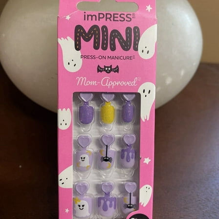 Impress Mini Glow in the Dark Mom-Approved Press-on Nails, Superstition 90835