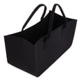 thumbnail image 2 of Cubo organizador plegable de fieltro con asas para juguetes y ropa. negro, 2 of 9