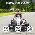 thumbnail image 6 of JoyWheels 36V Licensed BMW Go Cart for Kids, Drift Ride on Car with 400W Powerful Motor, Electric Go Cart With Light, for Kids Age 6+ 8mph,White, 6 of 10