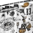 thumbnail image 3 of Halloween Pattern Shower Curtain 36"x72" ,Bathroom Decorative Shower Curtains Set with 12 Hooks,Modern Waterproof Washable Shower Curtain, 3 of 6