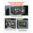 thumbnail image 3 of KFFKFF Foldable Tailgate Table for 2007-2024 Jeep Wrangler JK, 100 lbs Capacity, Carbon Steel Double-Layer Drop-Down Design, Rear Cargo Organizer and Camping Storage Solution, 3 of 9