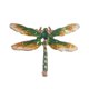 thumbnail image 1 of Sonducket Broche de moda de diamantes de imitación de cristal chapado en oro - Impresionante regalo de joyería y simulación es verde Type3 NO3, 1 of 6