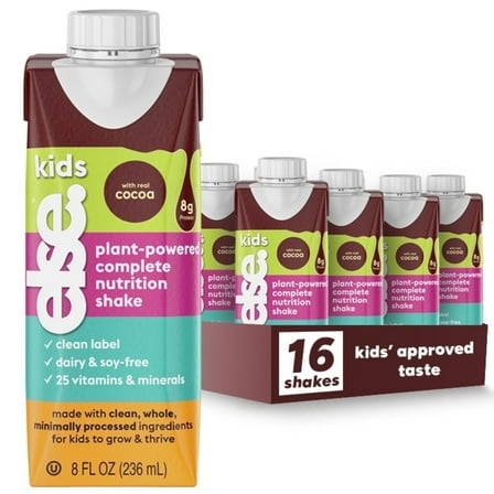 Else Nutrition Kids Nutritional Shake Ready-to-Drink Dairy-Free Protein Shake (16-Pack, Chocolate)