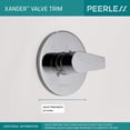 thumbnail image 3 of Peerless Ptt14019 Xander Single Function Pressure Balanced Valve Trim Only - Black, 3 of 3
