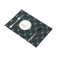 thumbnail image 2 of MYPOP Nautica Anchor Sailor Spirit Table Placemat Food Mat 12x18 Inches Non Slip Table Mat, 2 of 5
