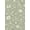 Green, Pattern 1, variant on ODIKA 4'x6' Green Sage Floral Elegance with Vintage Washable Area Rug Intricate Botanical Patterns Inspired by Nature for Dorm Room, Small Living Stain Resistant Low Profile, Easy Care