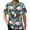 Color-3, variant on Hawaiian Shirt for Men Mens Button Down Shirt Flamingo Parrot Coastal Tropical Short Sleeve Aloha Shirt Curved Hem Beach Shirt Mens Summer Shirts