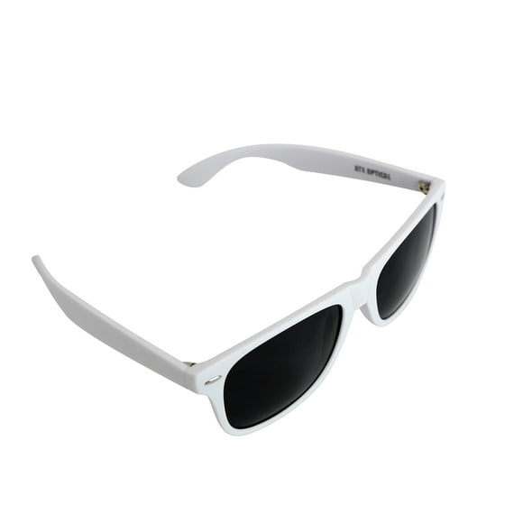 ATX OPTICAL XXL Mens Extra Large Wayfinder Blue Light Blocking lens Glasses for Big Wide Heads 152mm for computer gaming driving reading reduce eye strain and headache (White, Blue Light Blocker)