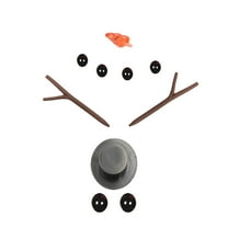 COSMOBETTY Diy Snowman Craft Kit For Kids 2Set 10Pcs Each Set Assorted Color Outdoor Winter Fun Family Activities