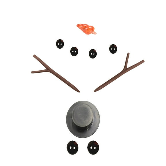 COSMOBETTY Diy Snowman Craft Kit For Kids 2Set 10Pcs Each Set Assorted Color Outdoor Winter Fun Family Activities